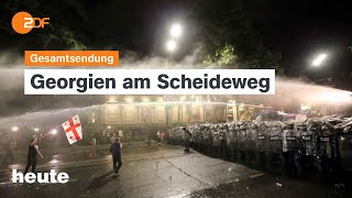 heute 19:00 Uhr vom 01.05.24 Proteste in Georgien, EU-Osterweiterung, Demos Tag der Arbeit (english)