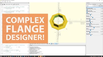 OpenSCAD  -  Complex Flange Designer!