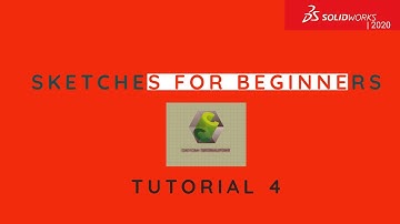 CAD CAM SOLIDWORKS 2020 Sketches for Beginners tutorial -4