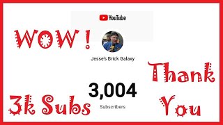 Thank you 3k subs! Love u 3000!