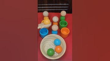 Reverse Wooden Balls Eleven ASMR  💯💥 #asmr #funny #reverse #satisfying #shorts #ytshorts #trending