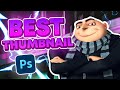 How to make the best thumbnails on youtube using photoshop