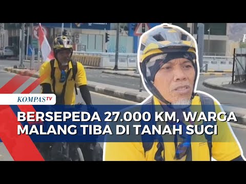 Kayuh Sepeda Sejauh 27.000 Km, Sayudi Akhirnya Tiba di Tanah Suci Dalam Waktu 7 Bulan @kompastv