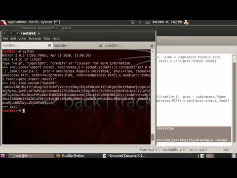 Python IDS Evasion Reverse Shell (Oneliner) - One Request Ownage with Mutillidae