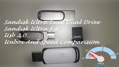 SanDisk Luxe Dual Drive VS SanDisk Ultra Fit | Comparison | VS | Unbox Abnormal