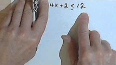 Solving and Graphing Inequalities 1-8