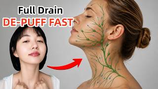 40+ Lymphatic Drainage Massage: Lift Cheeks & Sculpt Your Jawline✨✨