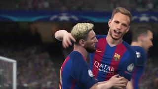 THROWBACK 2017: PES 2017: UEFA Champions League: FC Barcelona 🇪🇦 Vs FC Basel 1893 🇨🇭