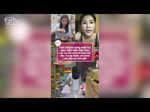 Trang Khàn Đáp Trả Gay Gắt Khi Hà Linh Review Quán Bún Đậu Của Mình -  Youtube