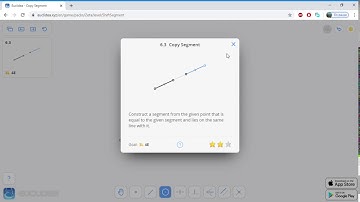 6.3 Euclidea - Copy Segment - 3L 4E