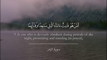 سورة الزمر الآية : 9 - القارئ أحمد برهان محمد