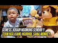 KIANO NGOBROL SAMA BONEKA MONKEY LUCU, GA MAU DIGANGGU !!! KABUR PAS DISAMPERIN MAMA !!!