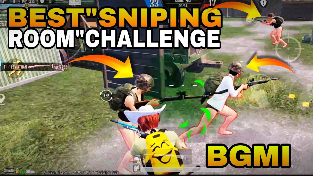 4v4 Bgmi Room Challenge Rendam Pleyar Bgmi Full Rush Gameplay Video