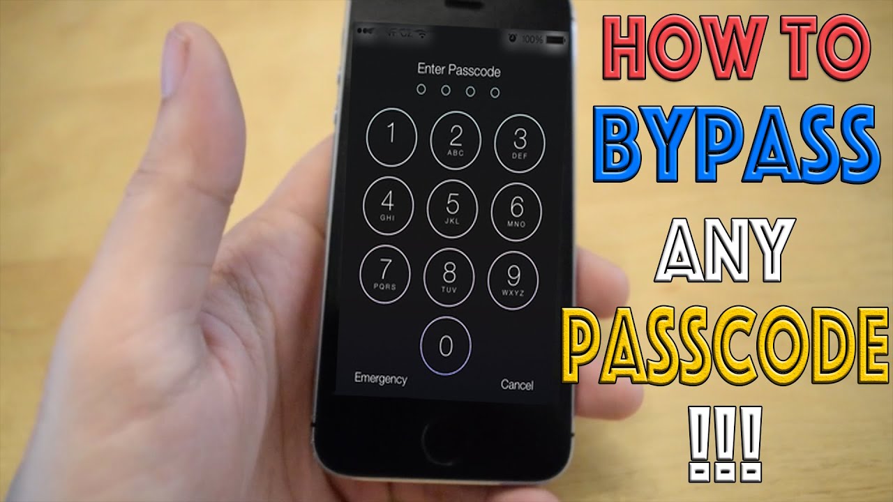 How To Bypass Any iPhone Passcode! YouTube