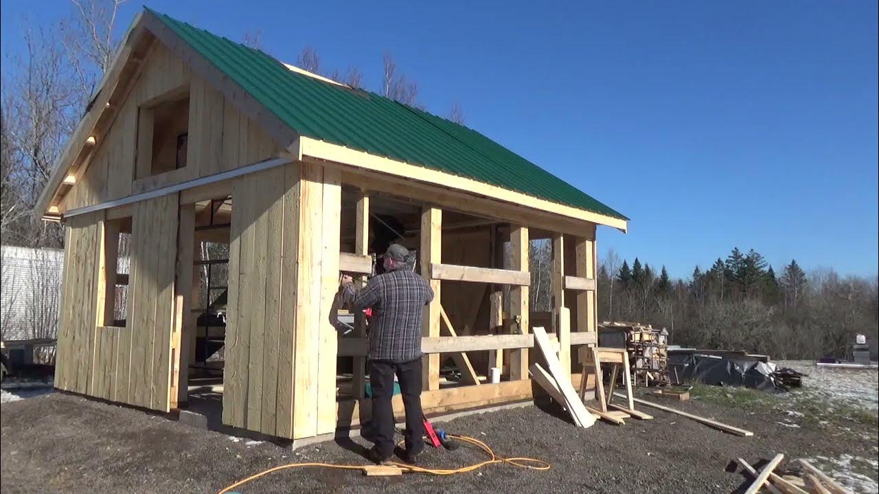Darrell and Joe build a Maple sugar shack time for the cupola YouTube