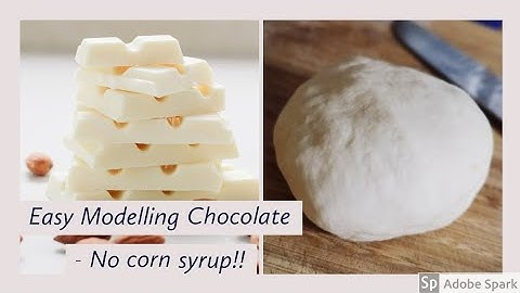 How To Make Modelling Chocolate UK Version - No Corn Syrup
