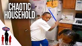 Mom hits kids to stop them hitting each other | Supernanny