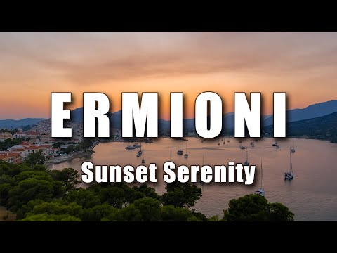 A Wizarding Sunset: Hermione's Enchanted Evening 🇬🇷 #greece #drone