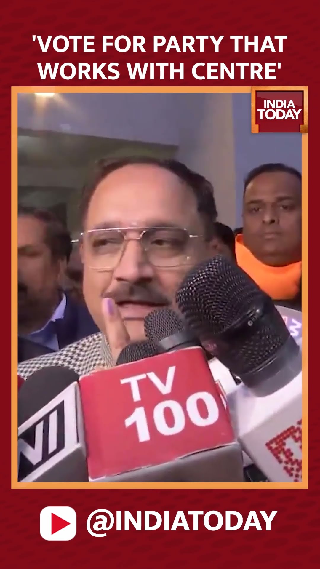 Delhi BJP President Virendra Sachdeva Requests People To Vote For BJP | Delhi Elections 2025