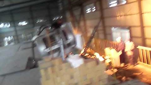 induction furnace+ vertical continuous casting machine