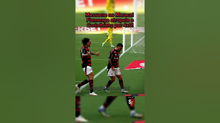 Massacre no Maraca! Flamengo atropela o Corinthians por 4x0!