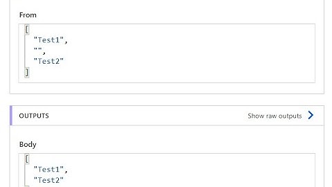 Power Automate - How to remove empty item from an array
