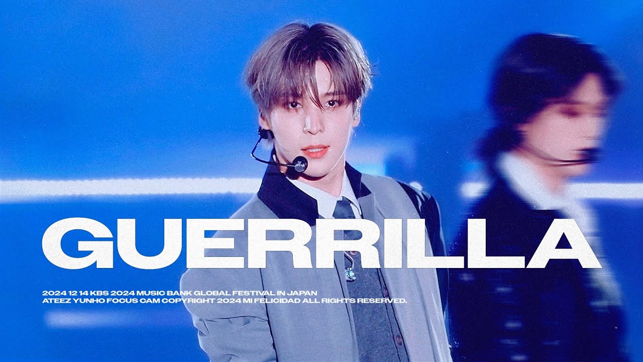 241214 [2024 MUSICBANK GLOBAL FESTIVAL in JAPAN] ATEEZ - GUERRILLA(YUNHO focus FANCAM 4K) 게릴라 윤호 직캠