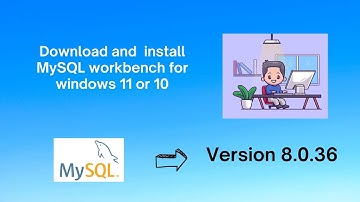 How to install MySQL 8.0.36 server and workbench for windows 11/10. Check the installed version