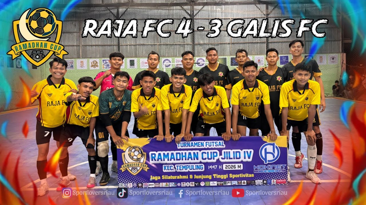 RAJA FC VS GALIS FC 🔥 96 BESAR FUTSAL RAMADHAN CUP JILID 4 TAHUN 2026 (Sungai Salak)