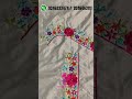 Half pattu 3D blouse designs 🤩| 3d blouse aari work #blousedesigns #aariwork #maggamworkblouses