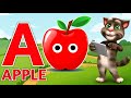 Phonics Song 2 with TWO Words in 3D - A For Apple🍎🍏- ABC Alphabet Songs with Sounds for Children's