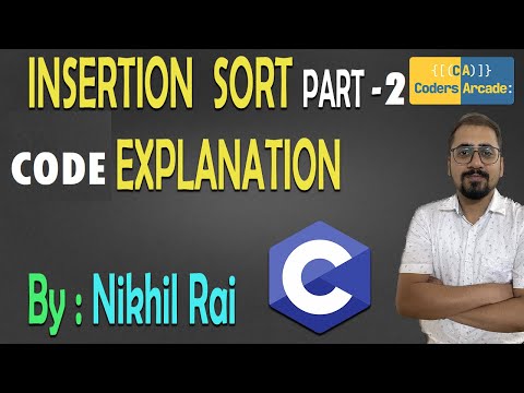 Mastering Insertion Sort in C Language || Step-by-Step Code Explanation