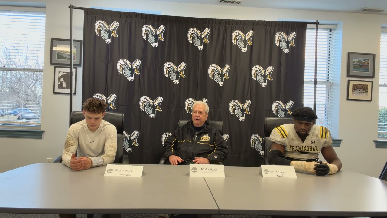 Framingham State Football Postgame Press Conference (11_22_25)
