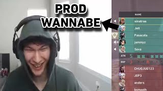 SINATRAA FINDS A PROD WANNABE