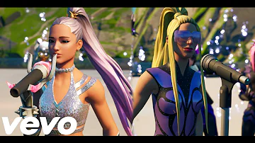 Fortnite - Rain Check (Official Fortnite Music Video) Lady Gaga, Ariana Grande - Rain On Me