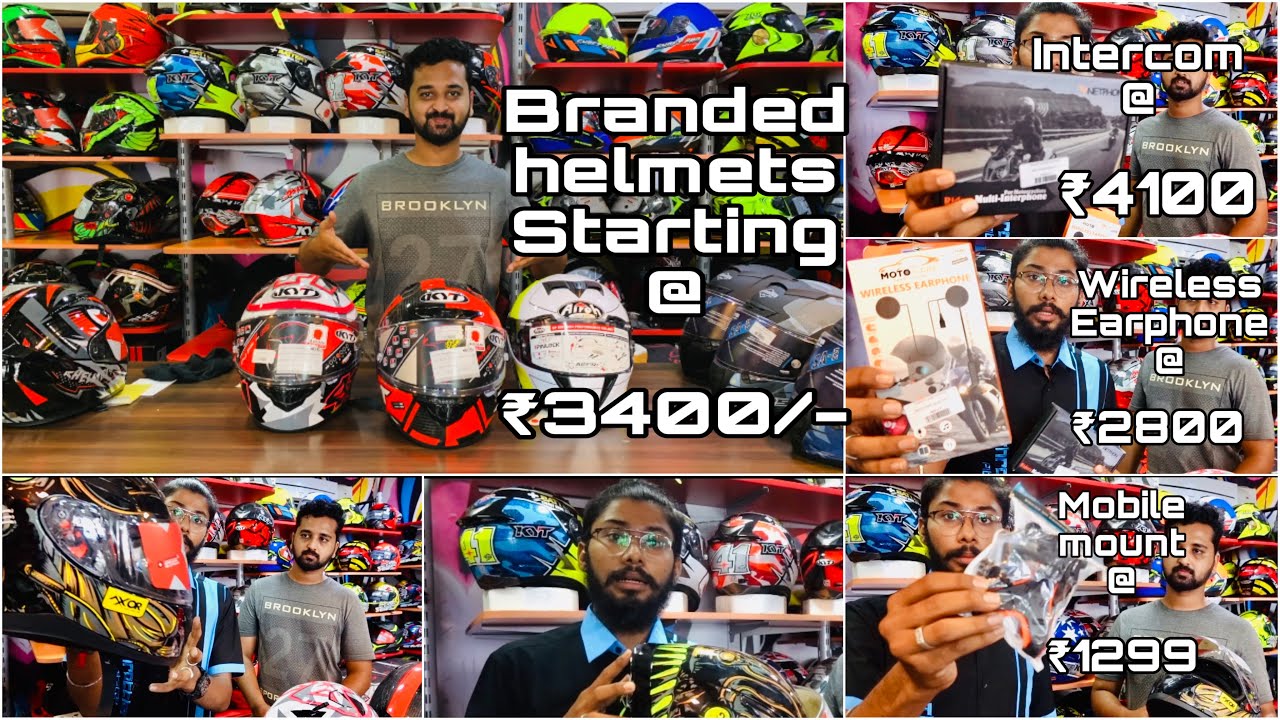 BRANDED HELMETS & ACCESSORIES STARTING ₹300/ THROTTLERZ