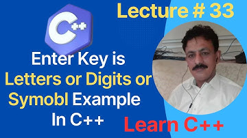 Entered character is capital letter, small letter or digit symbols | C++ Tutorial for Beginners