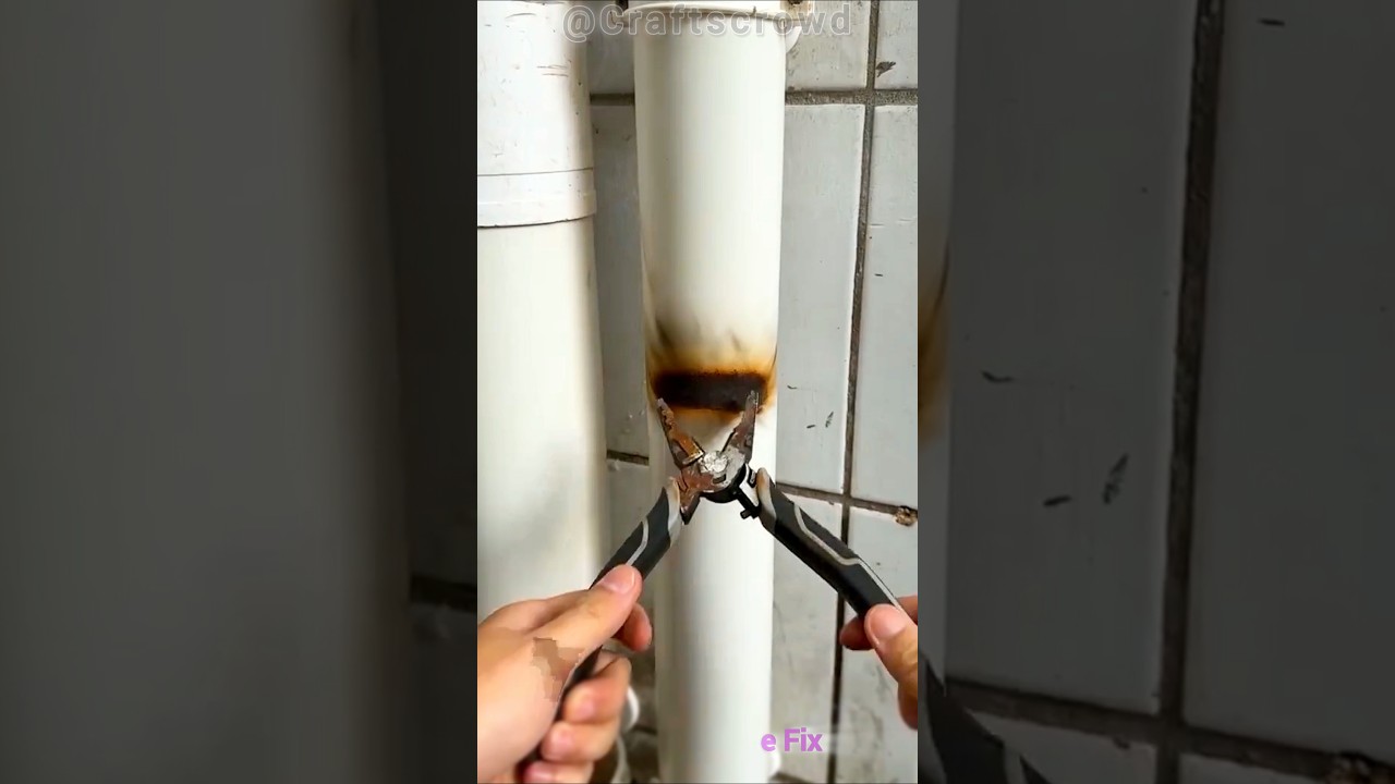 Easy Drain Pipe Fix! Quick-Connect Fitting Installation 🛠️💡💧🔧