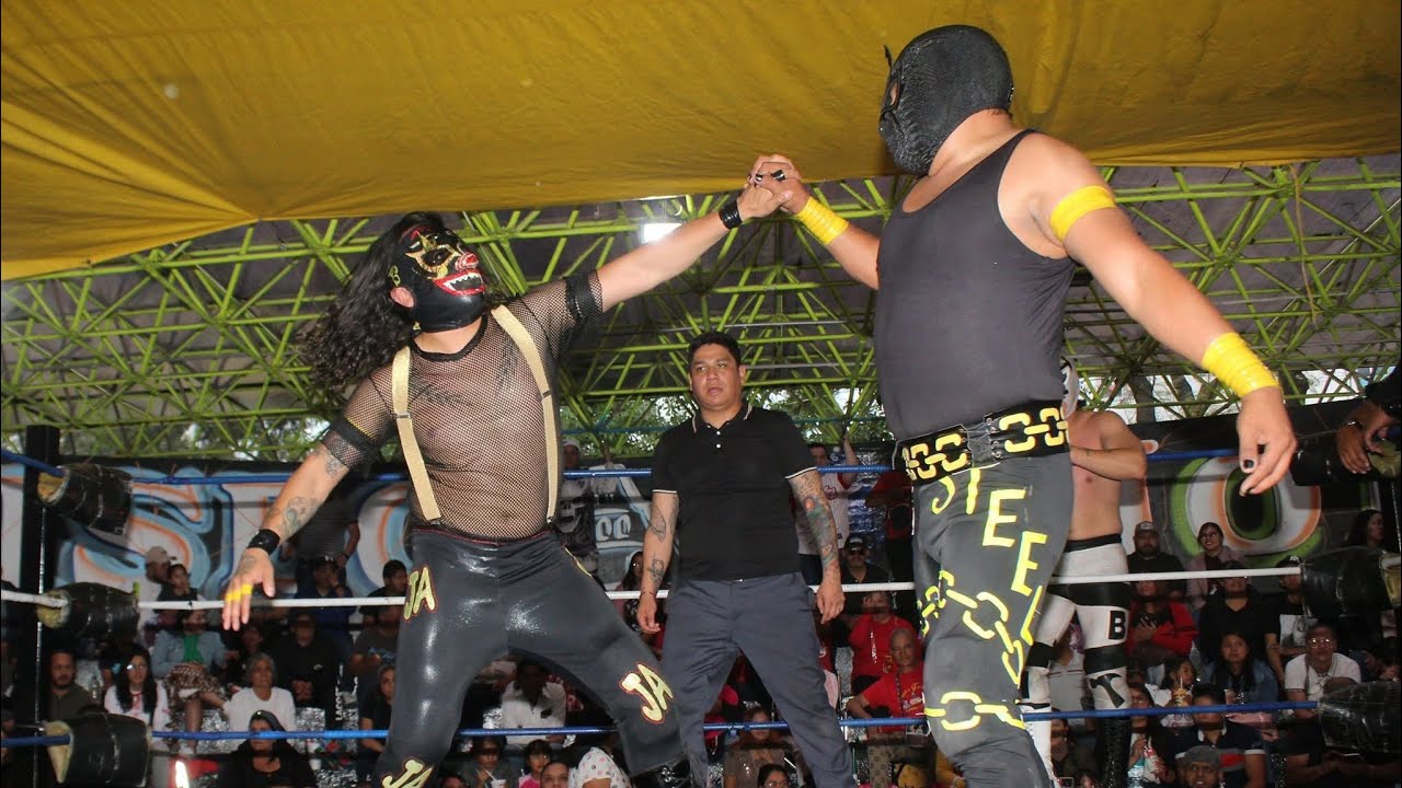 Payaso Shangó Jr, Ikaal Azteca, Shakala Panther Vs Black Angel, Dark Steel, Black Hammer.