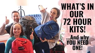 What to pack in a 72 hour kit A look inside our ACTUAL bags | Emergency Preparedness tips