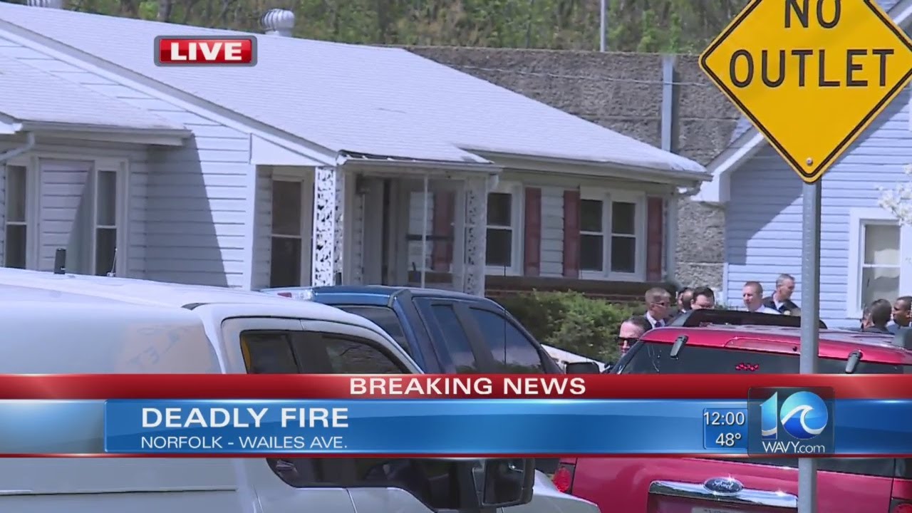 Elderly woman found dead from fire at Norfolk house - YouTube