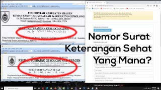 PEMBERKASAN CPNS 2019 | CARA MENGISI NOMOR SURAT KETERANGAN SEHAT JASMANI DAN ROHANI