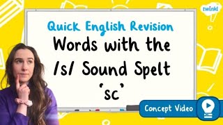 How Do You Spell Words with the /s/ Sound Spelt 'sc'? | KS2 English Concept for Kids screenshot 5