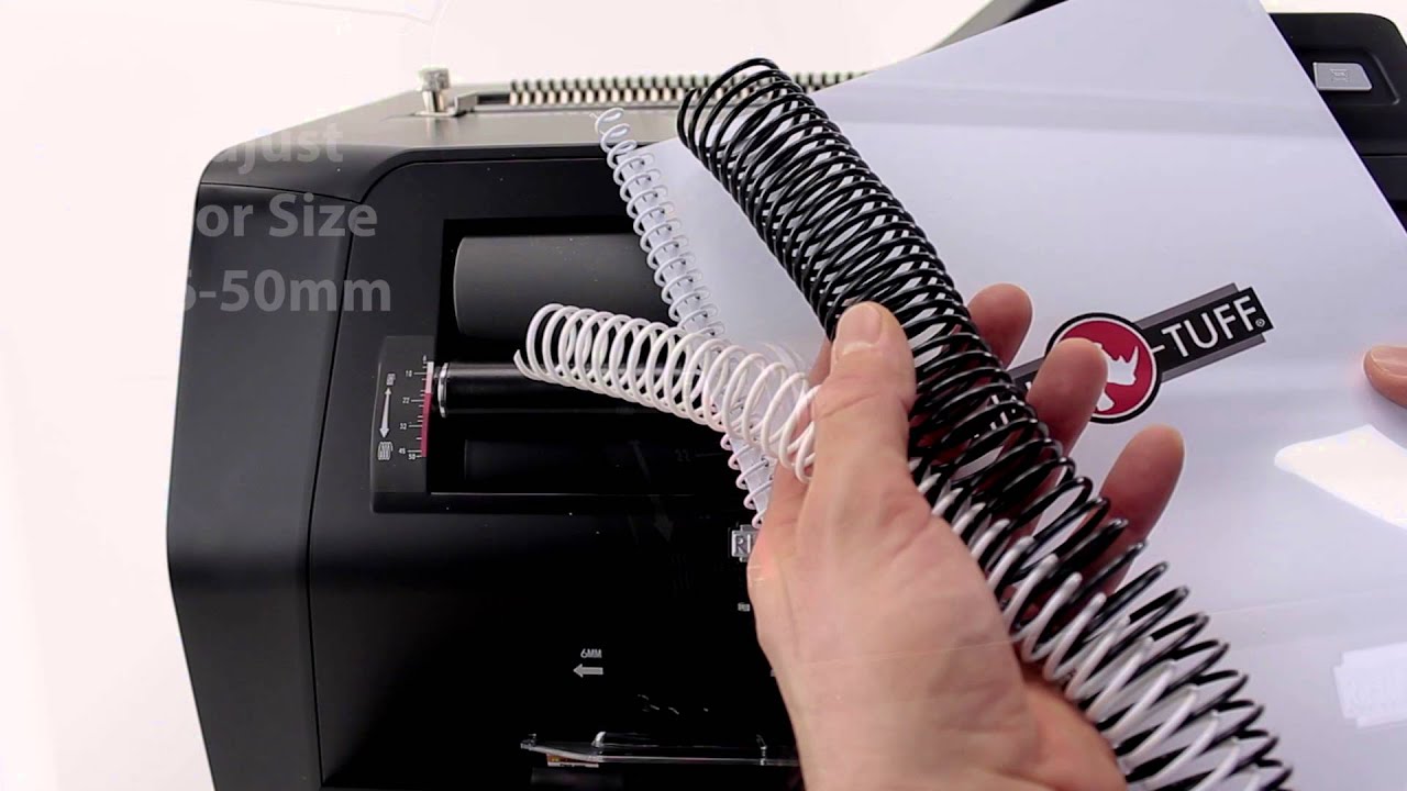 RhinOTuff Coil Binding System 3000 YouTube