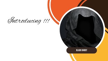 FIRST VIDEO INTRODUCTION || BLACK GHOST GAMING