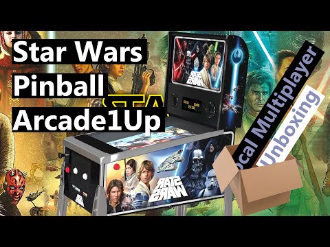 Arcade1Up StarWars Digital Pinball Arcade 2021 - Unboxing from Local Multiplayer