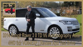 2014 Range Rover 3 0 TD V6 Autobiography Auto 4WD 5dr VO64EXP | Review And Test Drive