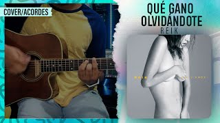 "QUÉ GANO OLVIDÁNDOTE" - Reik | Guitarra (Cover) | Letra y Acordes | @reik