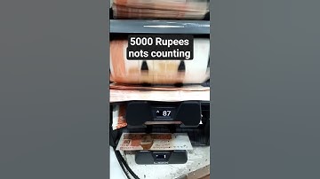 Counting Pakistani 5000 Rupees Notes with Money Counting Machine | ATM fit Currency #turnaroundtime