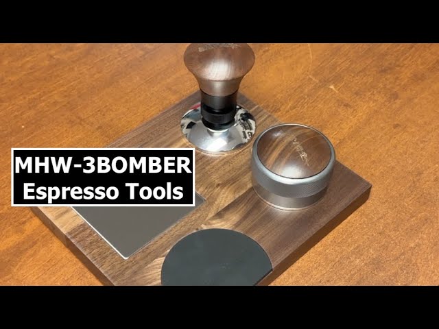 MHW-3BOMBER Coffee Distributor 58mm Espresso Coffee Stirrer 2.0 Espresso  Machine Accessories Professional WDT Distribution Tool Black T6021B